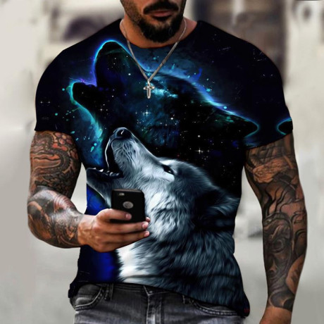 howling-wolf-3d-t-camiseta-gola-redonda-tops-grande-xxs-ate-5xl-big-1