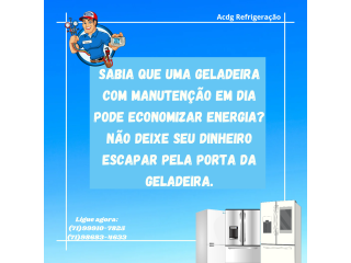 Atenção! Se sua geladeira, freezer ou bebedouro não funcionar, ligue para Acdg refrigeração